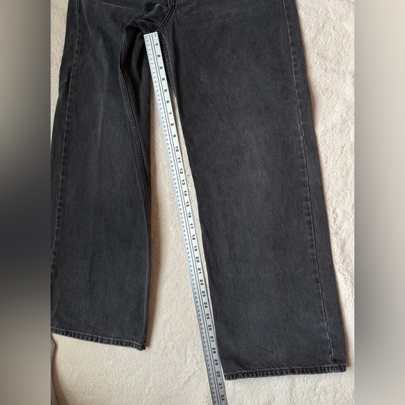 Levi’s Premium Low Loose Black Denim Jeans Women Size 30 - Picture 9 of 11